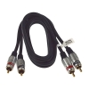 Kabel 2*RCA Digital  1,0m złote Blister