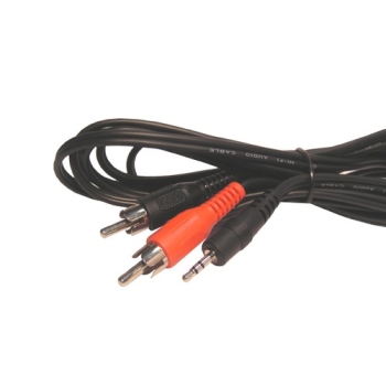 Kabel Jack2,5st.-2*wt.RCA 1,5m