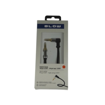 Kabel Jack3,5st.-Jack3,5st. 1,0m kątowo- prosty di