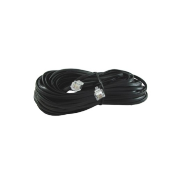 Kabel telefoniczny 15m czarny