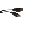 Kabel USB do drukarki AM-BM 1,5m czarny