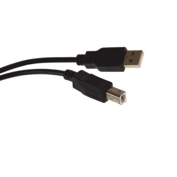 Kabel USB do drukarki AM-BM 1,5m czarny