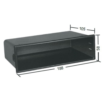 Kieszeń pod radio (188x58x105mm)