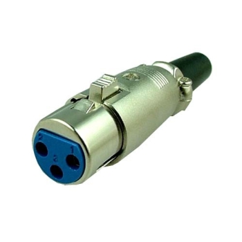 Gniazdo XLR 3p z obejmą