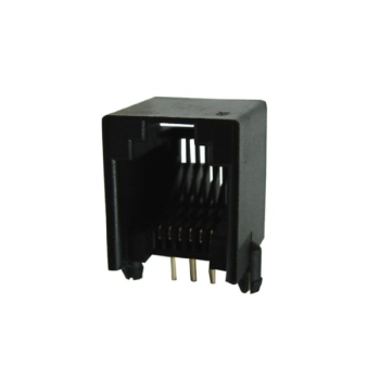 Gniazdo montażowe do druku PCB 6P6C RJ12 X21  -