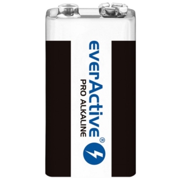 Bateria 9V alkaliczna PRO everActive blister