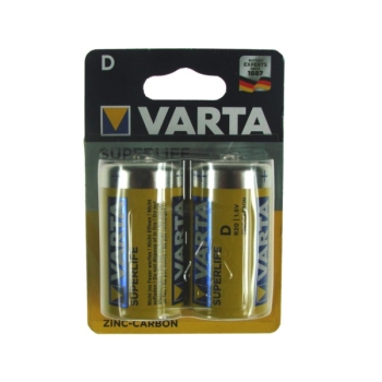 Bateria R20 VARTA SUPERLIFE 2szt./blister