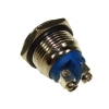 Kontrolka LED 18mm 230V metal czerwona