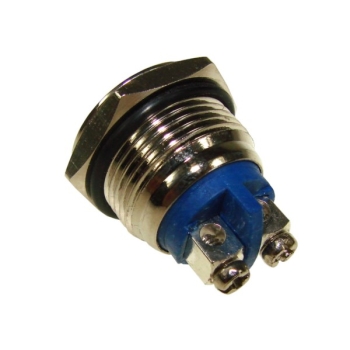 Kontrolka LED 18mm 230V metal czerwona