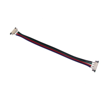 Złączka led 10mm RGB na kablu dwustronna 12cm op10