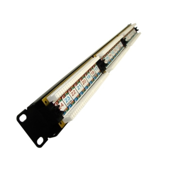 Patch panel 24-port UTP6A 1U 19