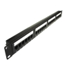 Patch panel 24-port UTP6 1U 19" bez półki krone LS