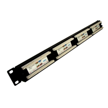 Patch panel 24-port UTP6 1U 19