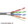 Przewód FTP5E drut Cu  MAXCABLE
