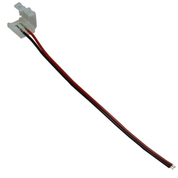 Złączka led 10mm 5050 na kablu jednostronna samoza