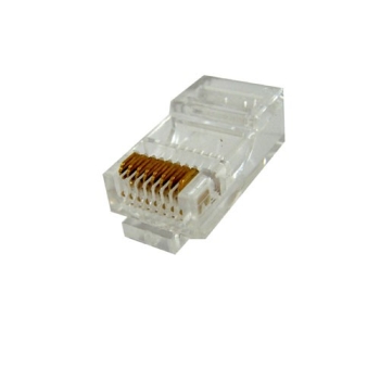 Wtyk modularny 8P8C RJ45 okrągły drut  op/10