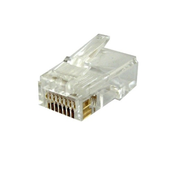 Wtyk modularny 8P8C RJ45 okrągły drut  op/100