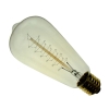 Żarówka węglowa Seleby ST64 40W E27 round  shape
