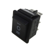 Przełącznik kołyskowy kwadrat czarny 16A 1-0-1 3po