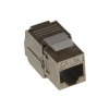 Gniazdo keystone RJ45 kat.6A ekranowane beznarzędz
