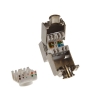 Gniazdo keystone RJ45 kat.6A ekranowane beznarzędz