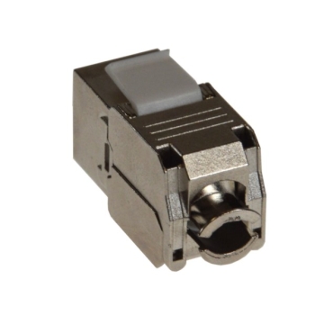 Gniazdo keystone RJ45 kat.6A ekranowane beznarzędz