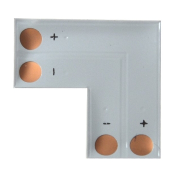 Złączka led 10mm kątowa 5050  op/10szt
