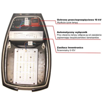 Lampa uliczna LED Issa  60W biały dzienny