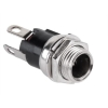 Gniazdo DC 2,1mm montaż.do obudowy metal II