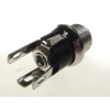 Gniazdo DC 2,1mm montaż.do obudowy metal II