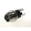 Gniazdo DC 2,1mm montaż.do obudowy metal II