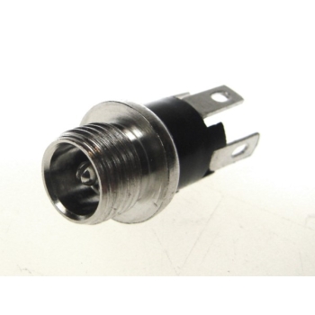Gniazdo DC 2,1mm montaż.do obudowy metal II