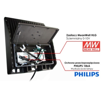 Lampa uliczna LED Bahira  60W 5500K Nichia