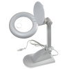 Lampa biurkowa z lupą (90mm) 8092 3D+12D 12W