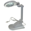 Lampa biurkowa z lupą (90mm) 8092 3D+12D 12W