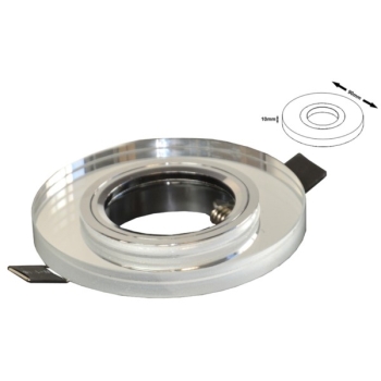 Oprawa sufitowa Anya White chromowana