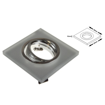 Oprawa sufitowa Denzel ruchoma szroniona chromowan