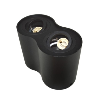 Oprawa sufitowa Siroco Black ruchoma okrągła alumi