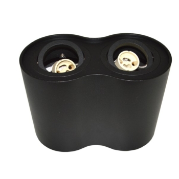 Oprawa sufitowa Siroco Black ruchoma okrągła alumi