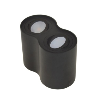 Oprawa sufitowa Siroco Black ruchoma okrągła alumi