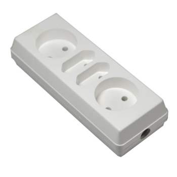 Gniazdo zasilające 230V na kabel poczwórne 2o +2p