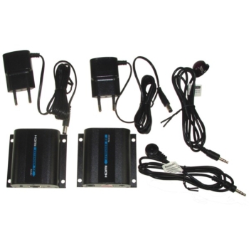 HDMI Extender 60m po skrętce 1xCat6 z IR