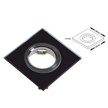 Oprawa sufitowa Kanzel Black