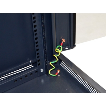 Szafa 19' wisząca ZETA  6U  600x600 RAL9004 szkłod