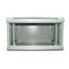 Szafa 19' wisząca ZETA  6U  600x450 RAL7035 szkłod