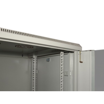 Szafa 19' wisząca ZETA  6U  600x450 RAL7035 szkłod