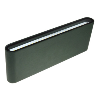 Oprawa elewacyjna LED Flow 2*9w  4000K RAL6005