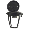 Oprawa elewacyjna Surva czarna E27 mocowanie z gór