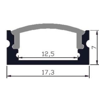 Profil Primal nawierzchniowy średni srebrny 2,0m a