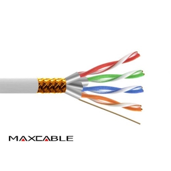 Przewód S-FTP5E drut 305m MAXCABLE